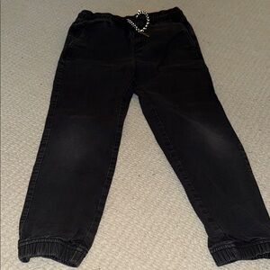 Hanna AnderssonKids Black Jogger rip-stop Pants